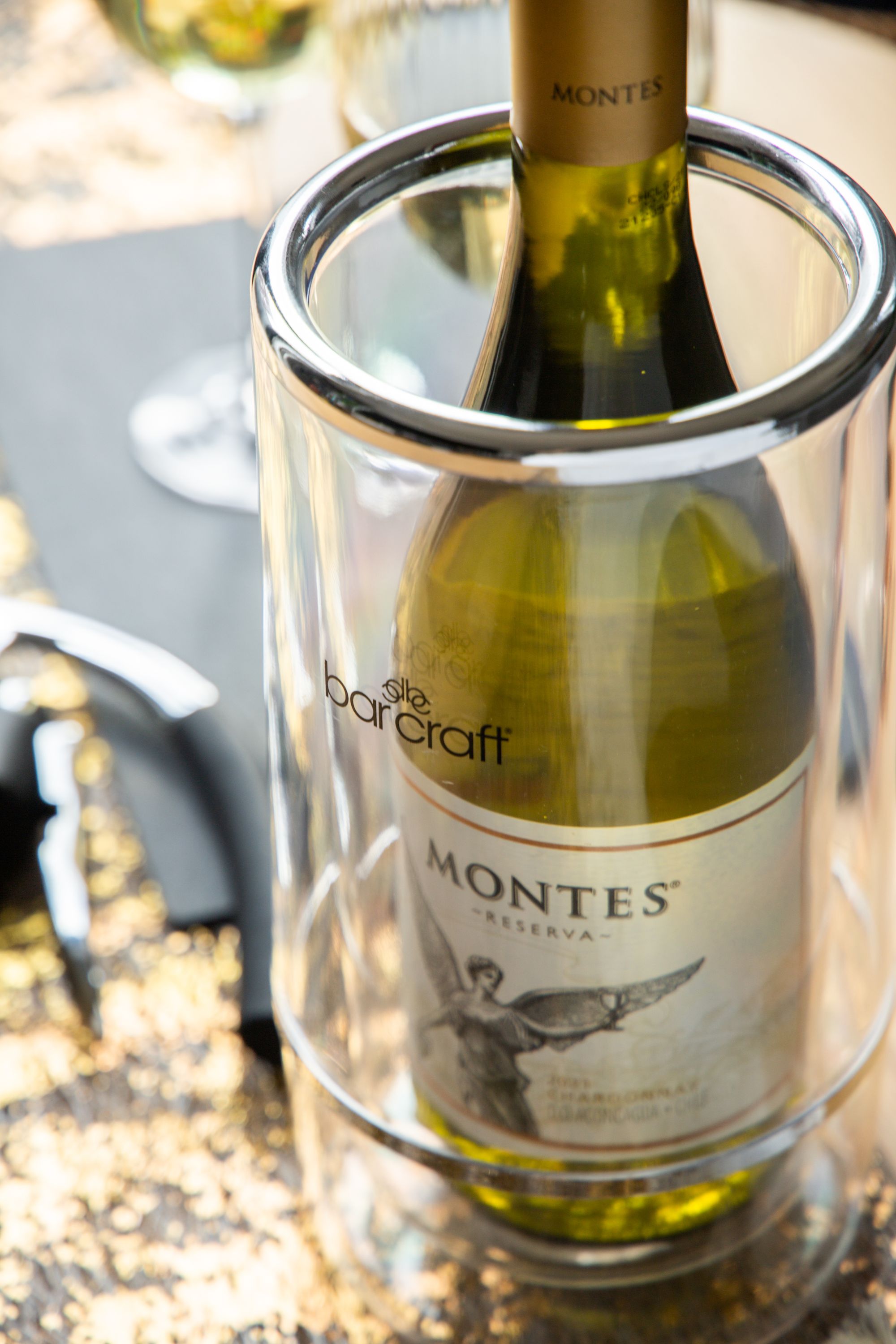 BarCraft Acrylic Double Walled Wine Cooler